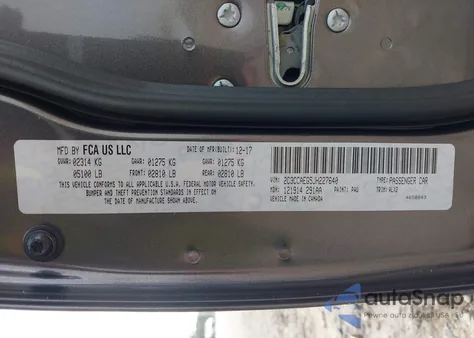 2018 Chrysler 300 Limited z USA, uszkodzony, nr VIN 2C3CCAEG5JH227640